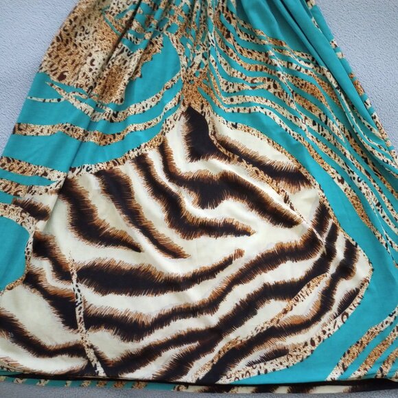 Sun Style NYC Sleeveless Mini Dress, Animal Print, Size L, Pre-Owned - Picture 4 of 6